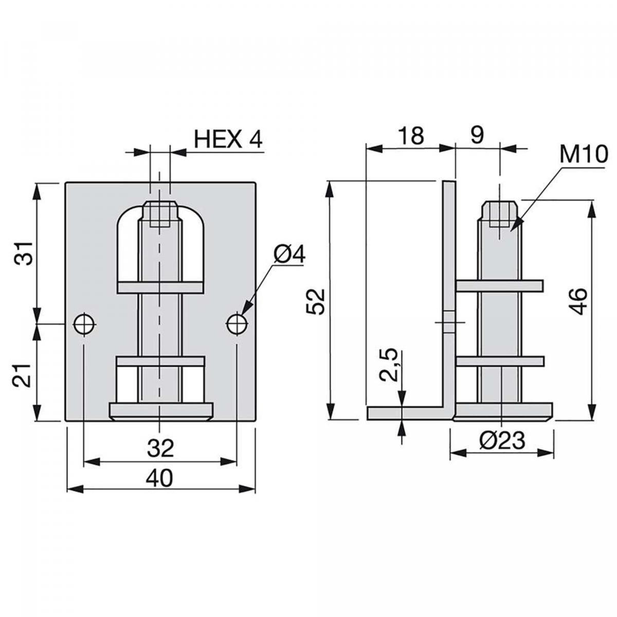 Nivelador para muebles M10