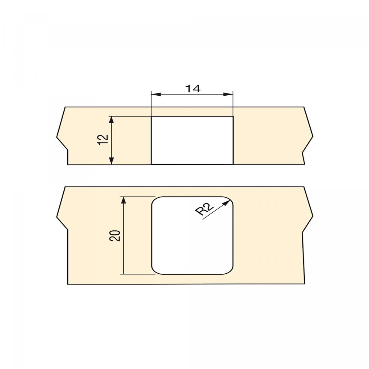 Rueda auxiliar para muebles, para tapa giratoria, diámetro 13mm