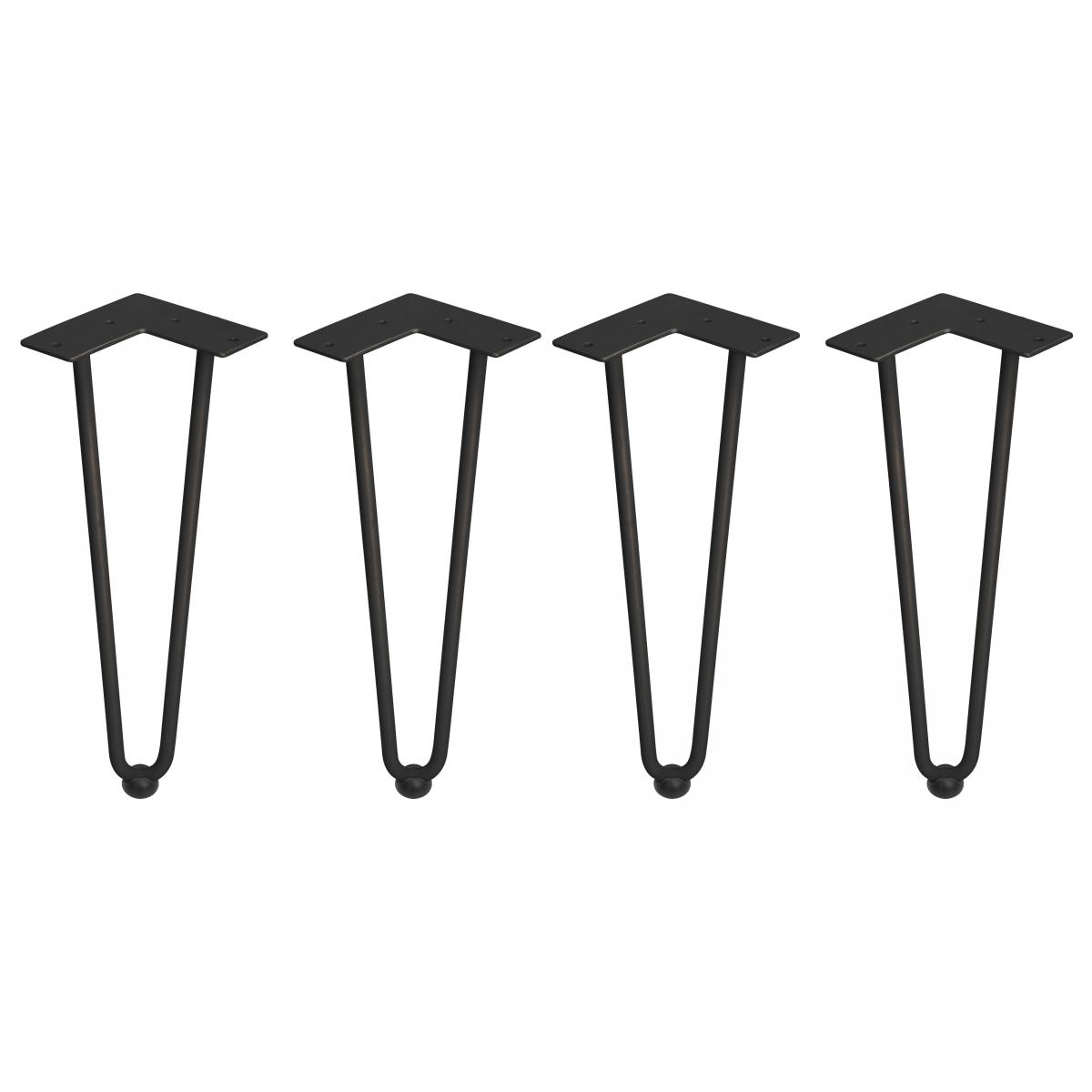 Patas Hairpin de 2 varillas para mesa