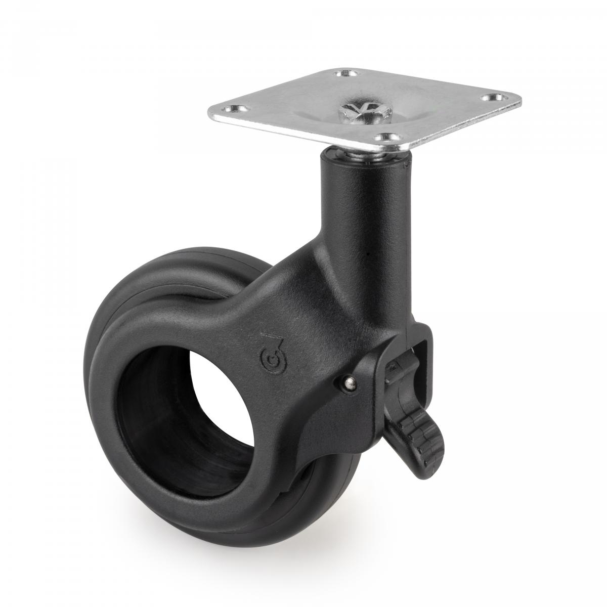 Rueda Hole 2 con placa de montaje