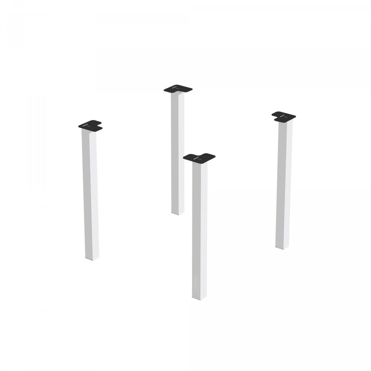 Patas cuadradas para mesa, 50x50mm