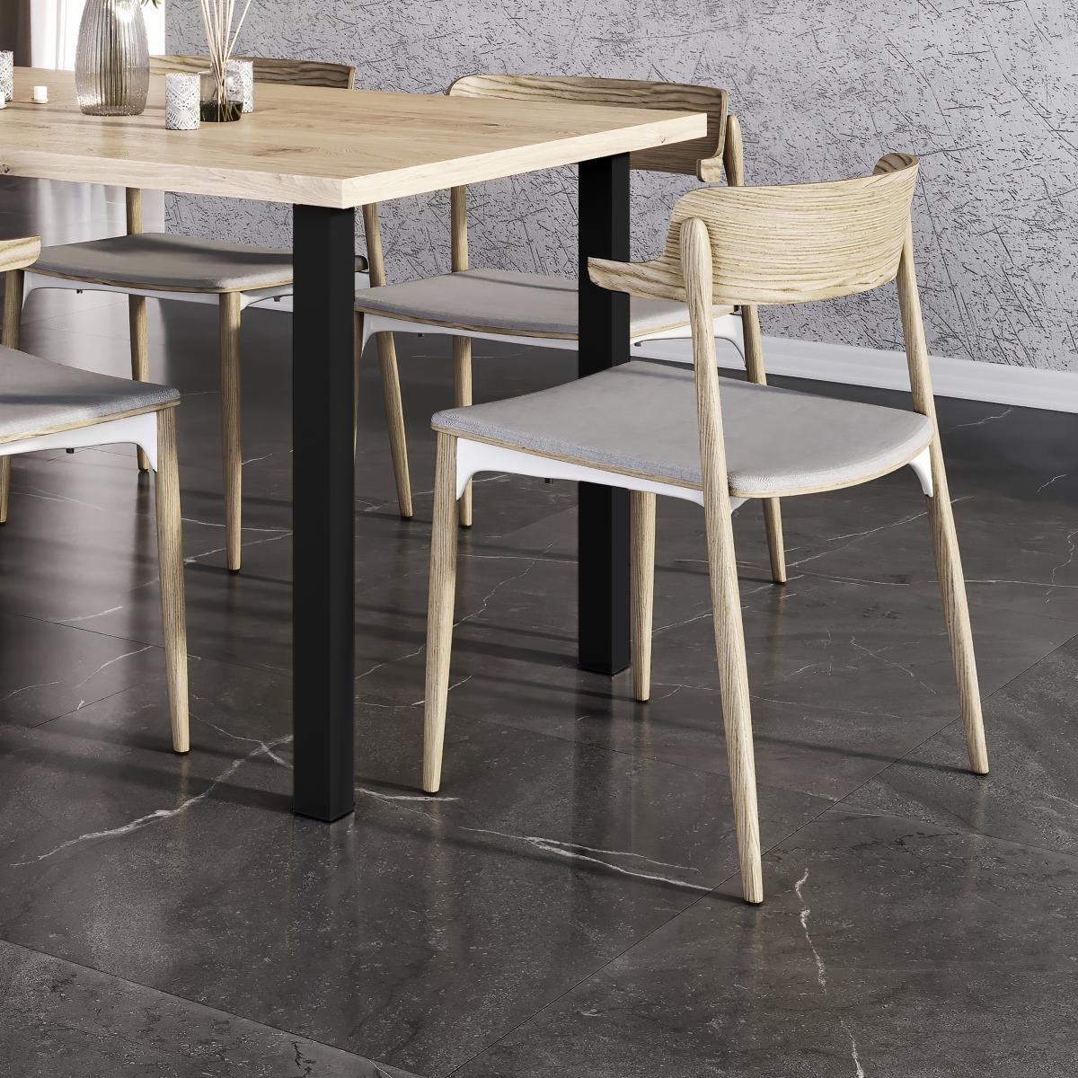 Patas cuadradas para mesa, 50x50mm