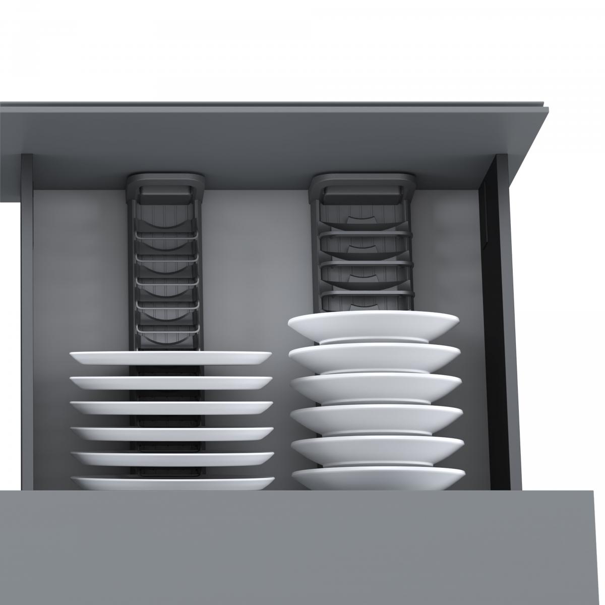 Portaplatos Orderbox 120x470 para cajón