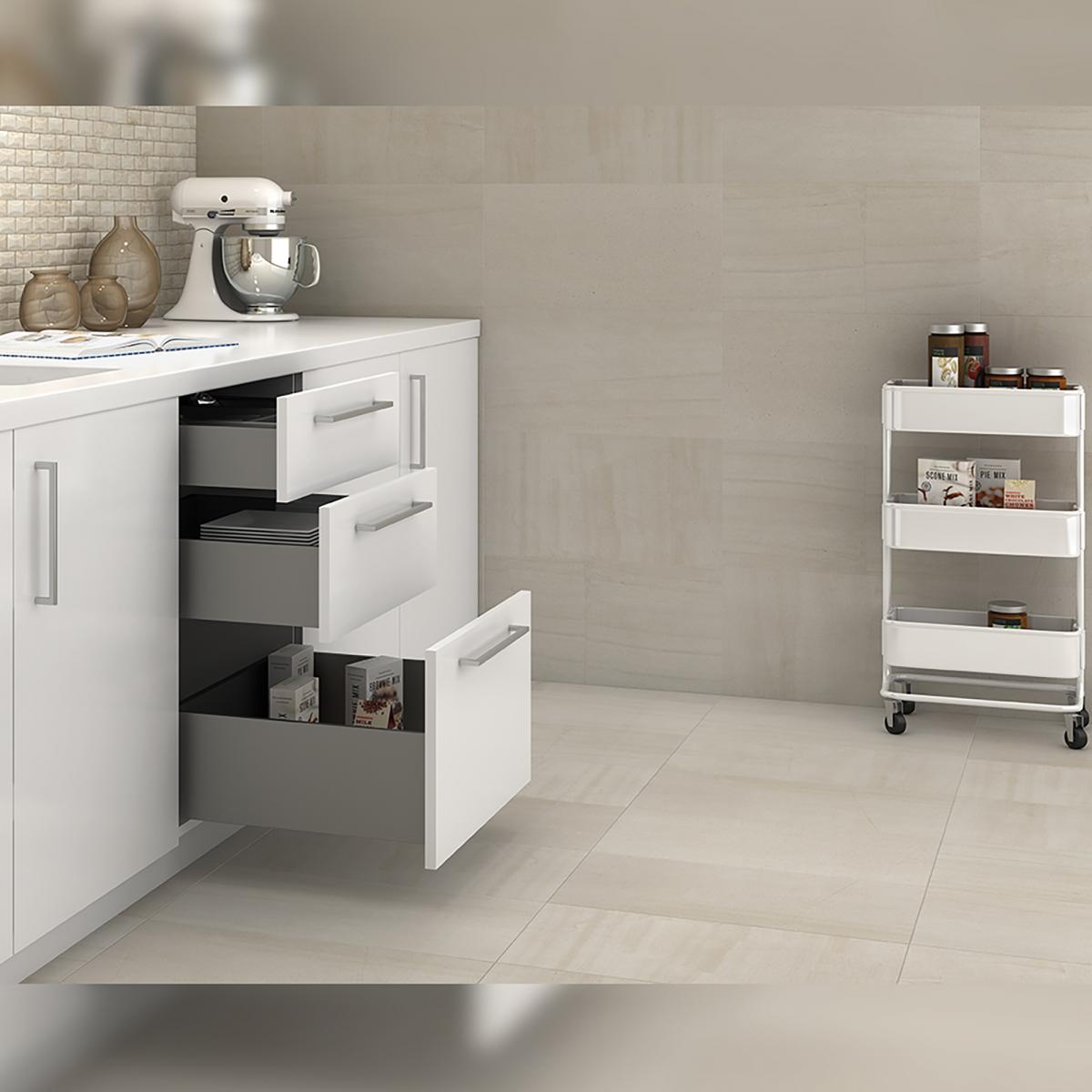 Cajón exterior Concept 30 kg de altura 185 mm