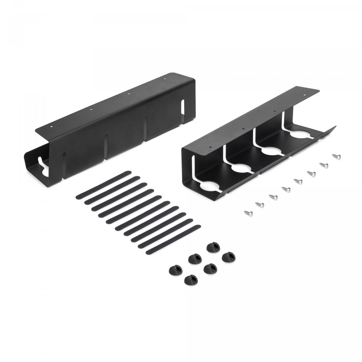 Bandeja organizadora de cables para debajo de la mesa