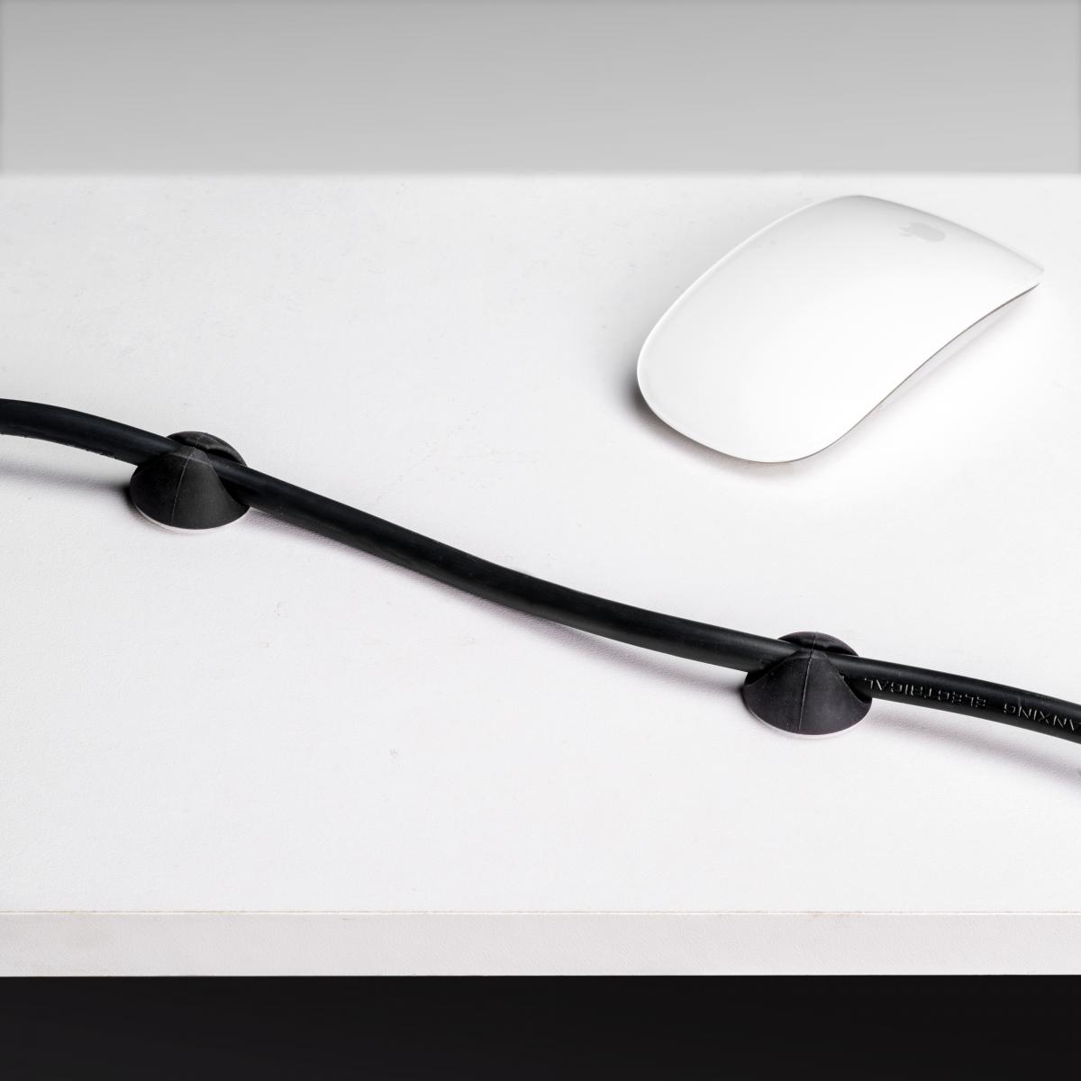 Bandeja organizadora de cables para debajo de la mesa