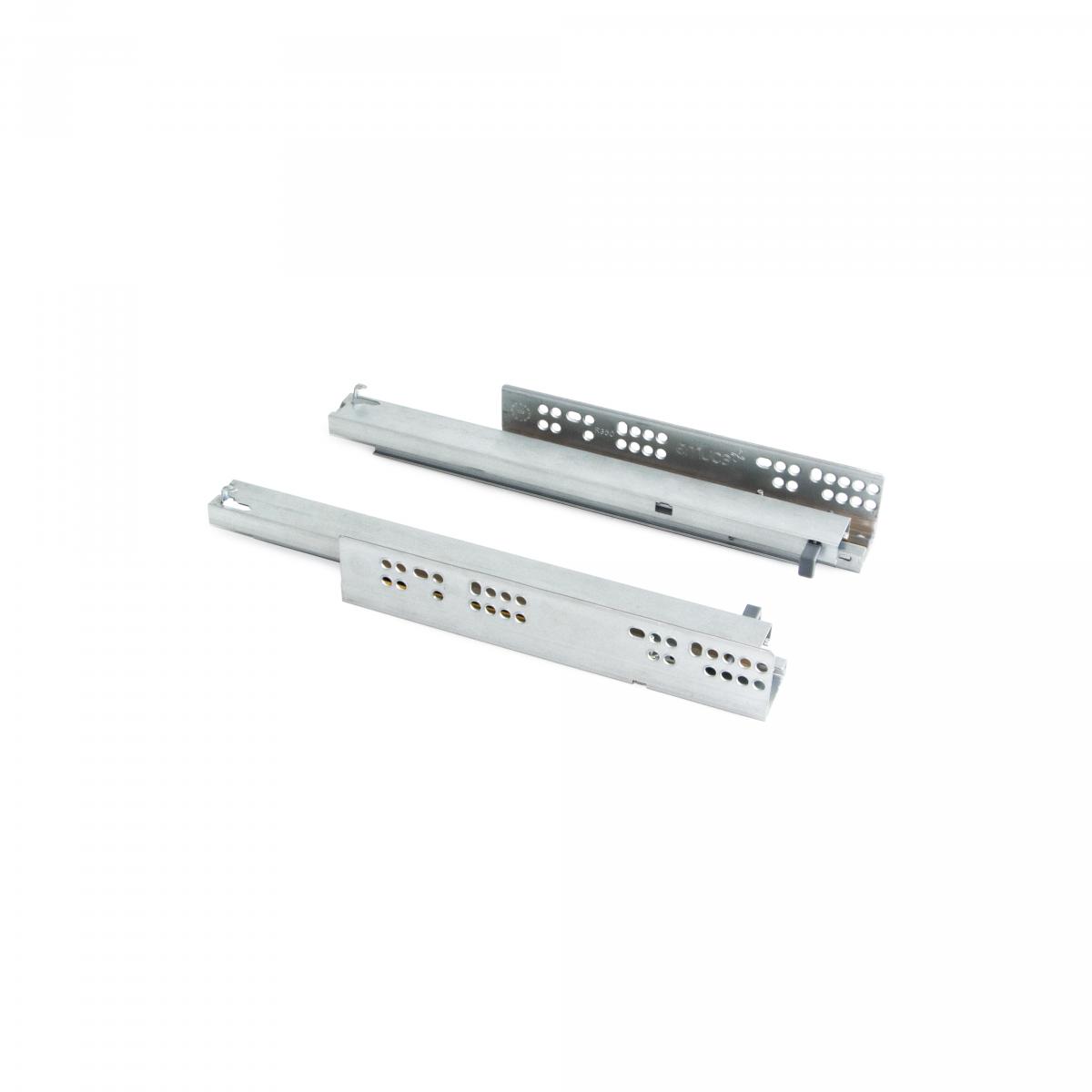 Guías ocultas Silver para cajones de extracción total con cierre suave (250 - 550)