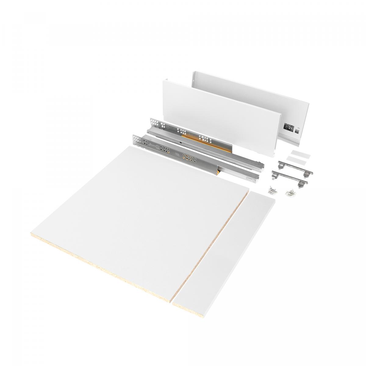 Kit de cajón para cocina o baño Vertex de altura 178mm con tableros incluidos