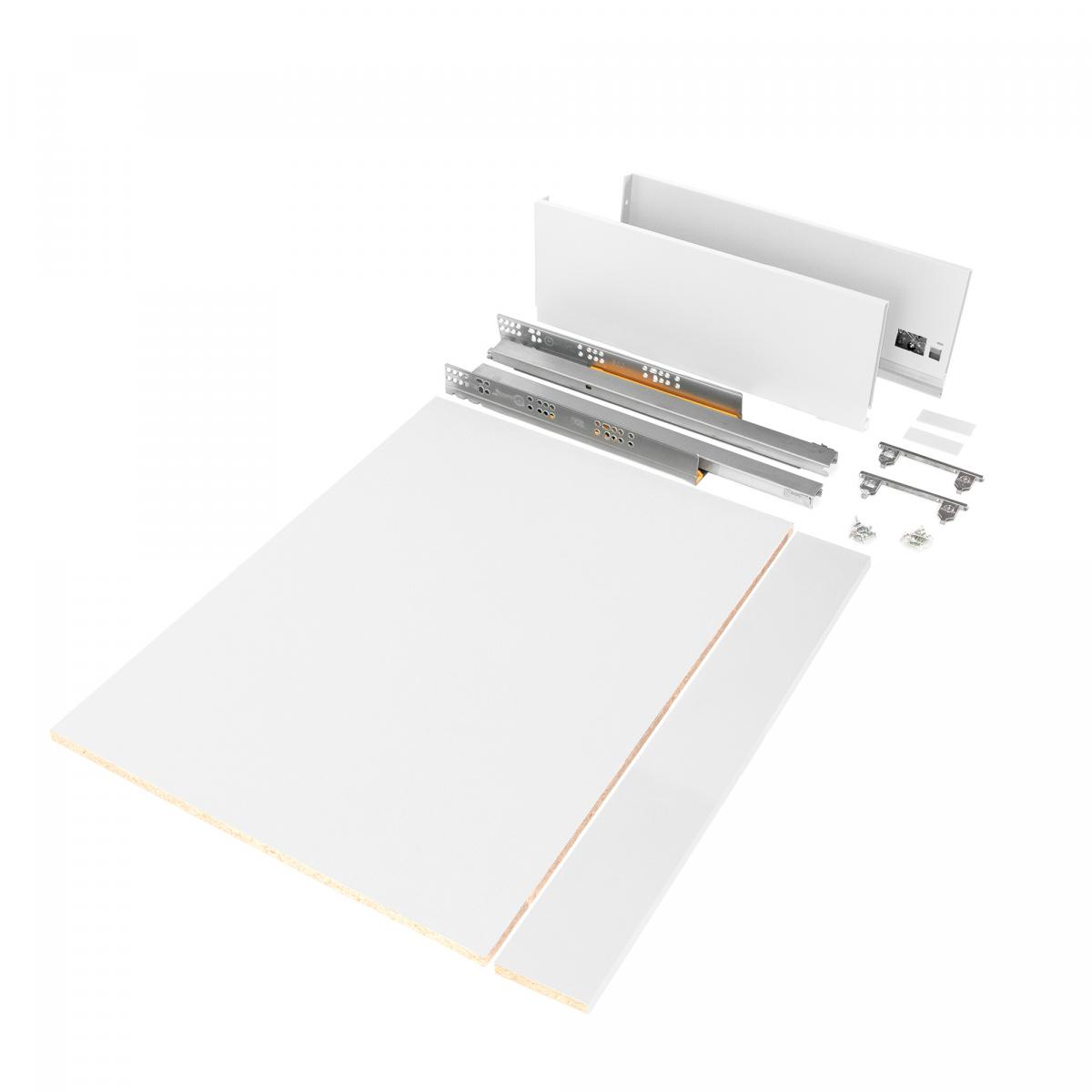 Kit de cajón para cocina o baño Vertex de altura 178mm con tableros incluidos