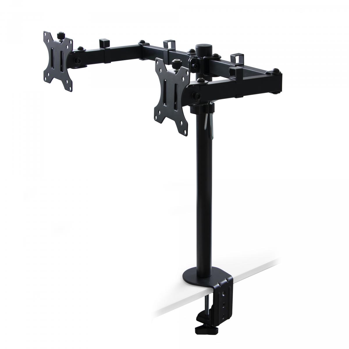 Soportes de monitor para mesa inclinables y giratorios 360​°.