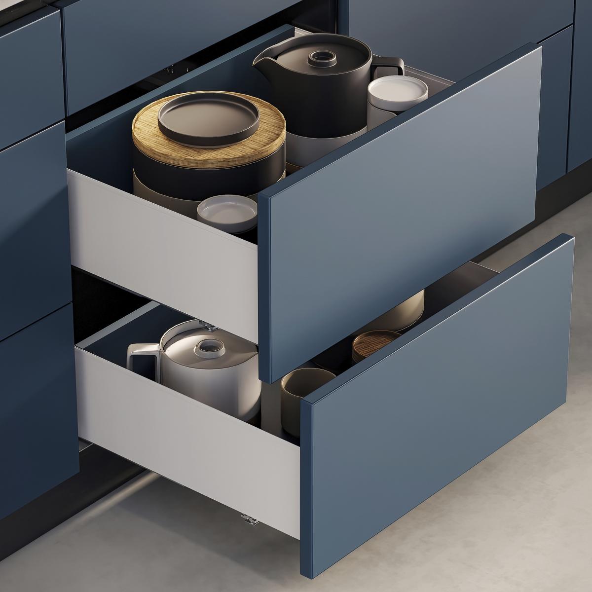 Cajón exterior Simplex 25 kg de altura 122 mm