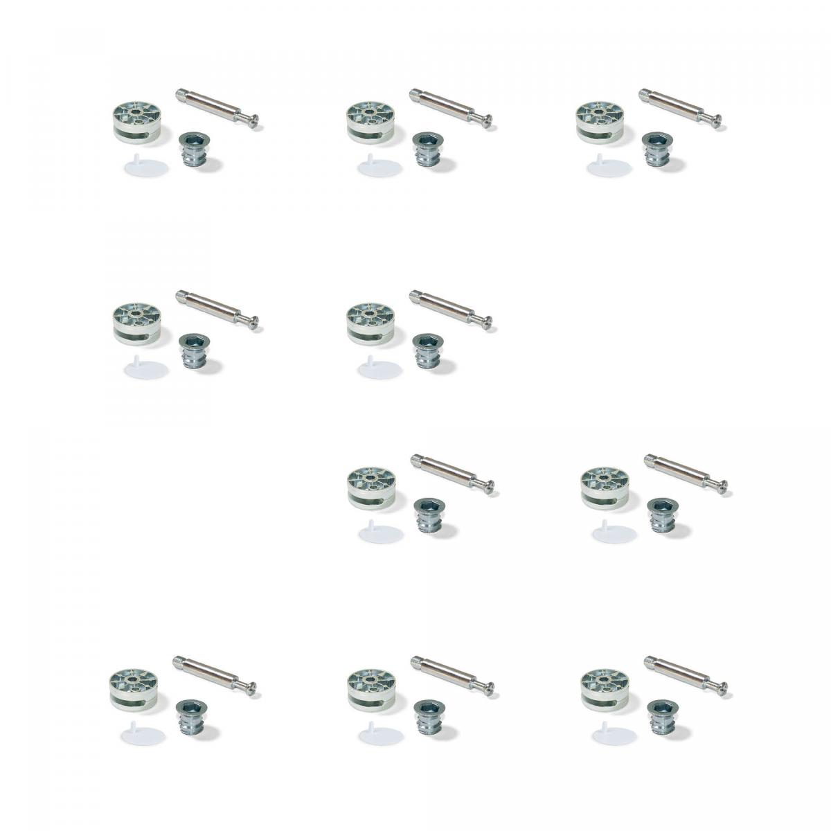 Kit de excéntricas Big con tuercas y pernos M8