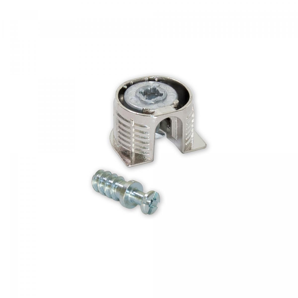 Kit cazoleta de unión Fix  D. 20 x 12,5 mm y pernos D. 6 mm