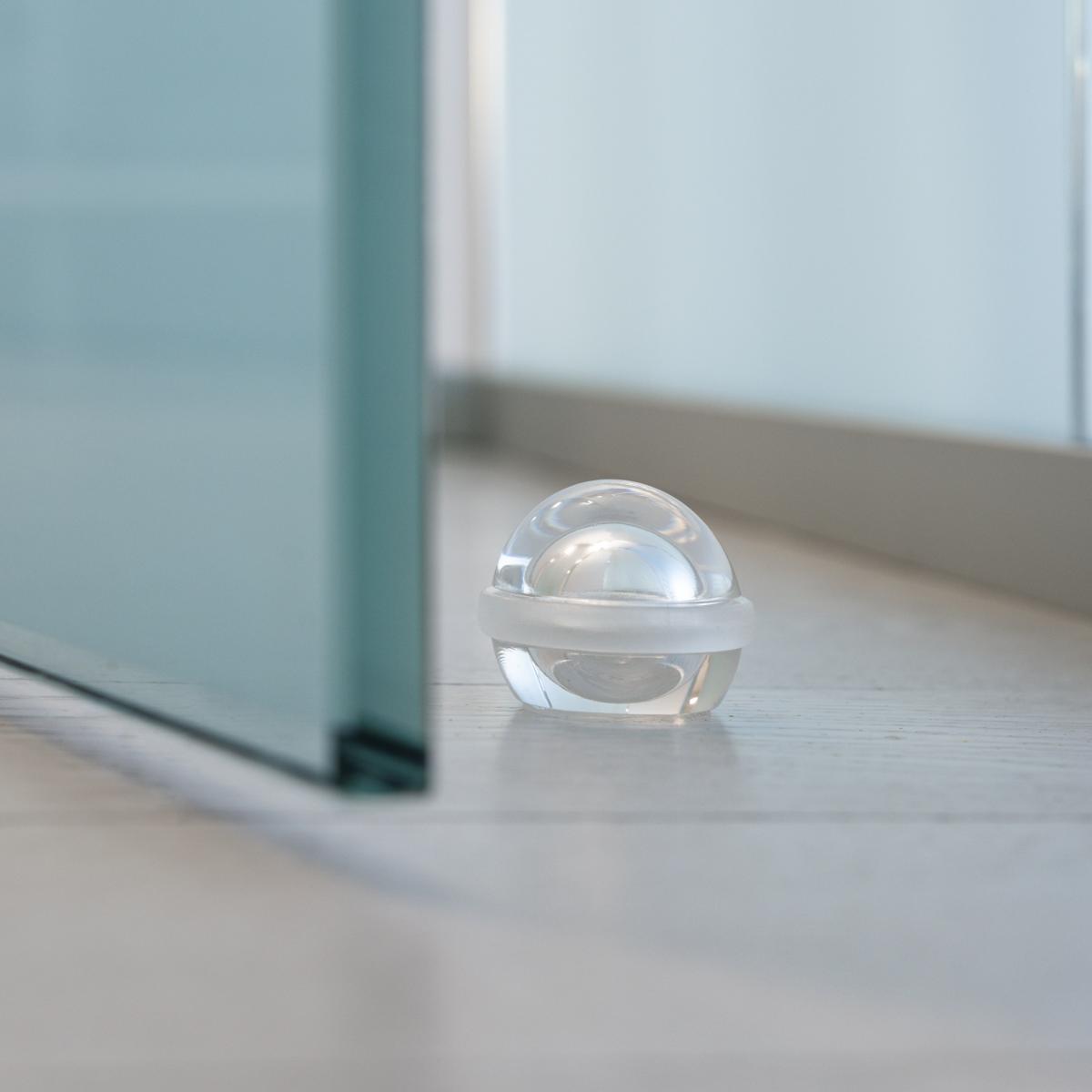 Topes para puertas adhesivos semiesféricos