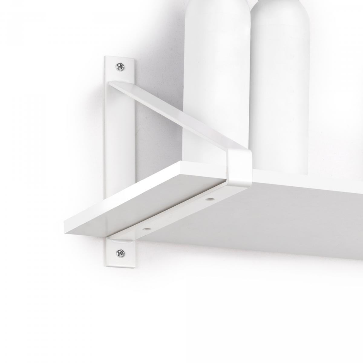 Juego de soportes para estante de madera Shelf con forma triangular