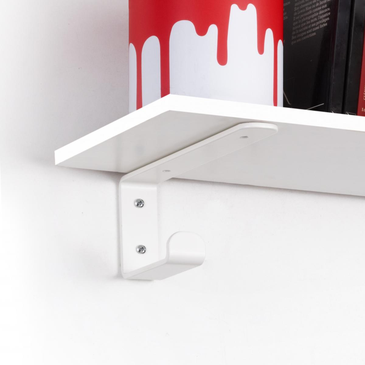 Juego de soportes para estante de madera Shelf con colgador integrado