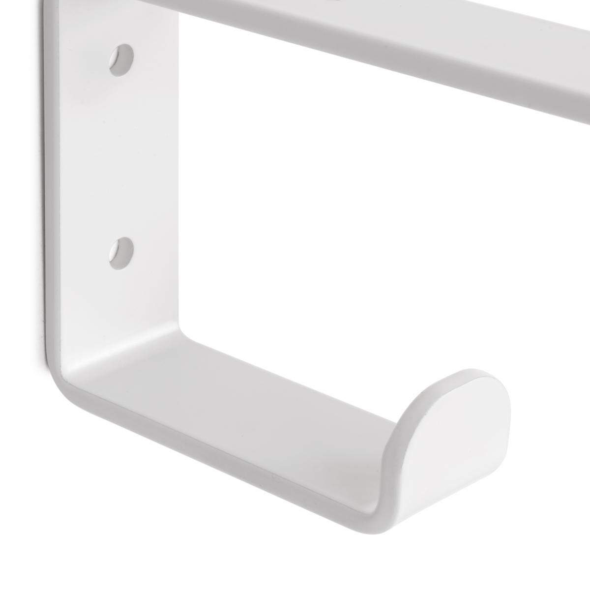 Juego de soportes para estante de madera Shelf con colgador integrado