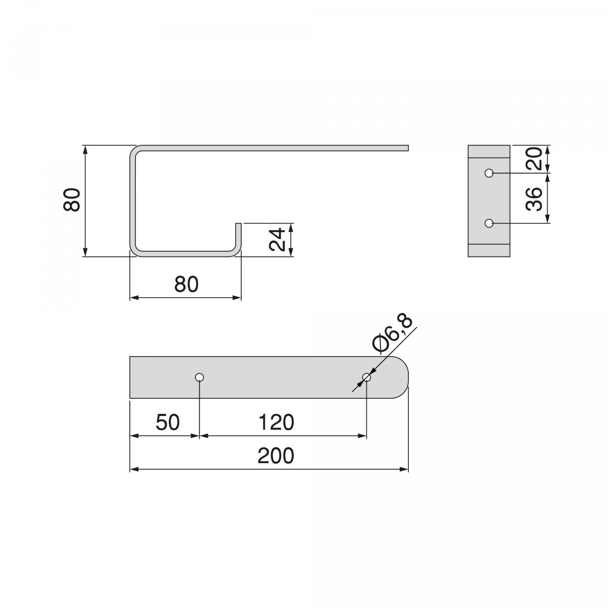 Juego de soportes para estante de madera Shelf con colgador integrado
