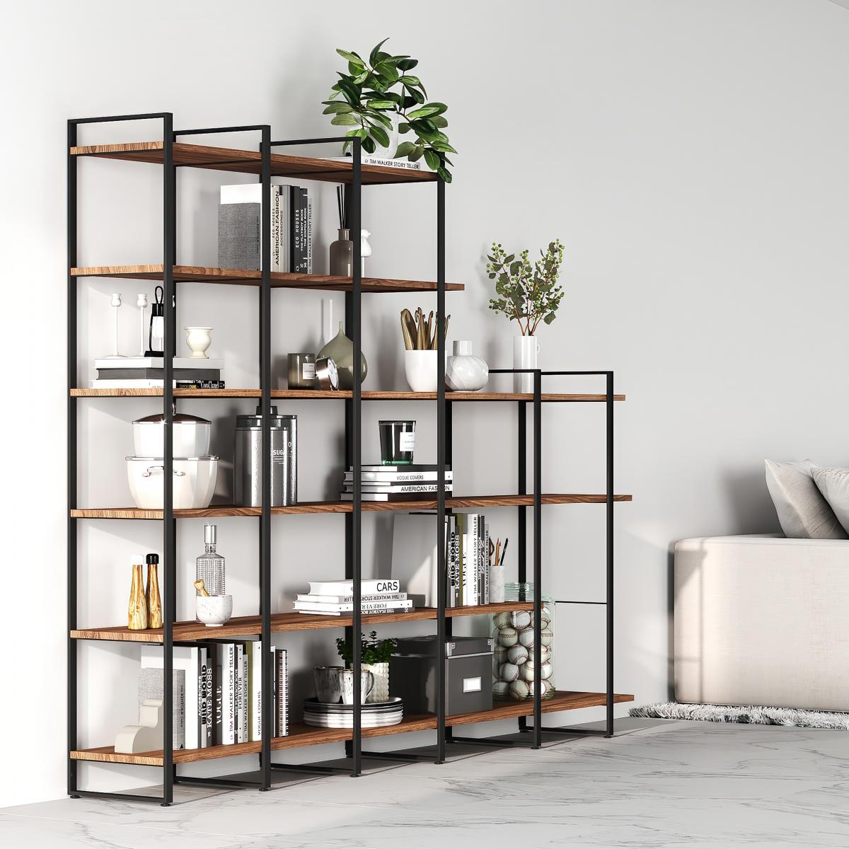 Estantería Lader con estructura y estantes