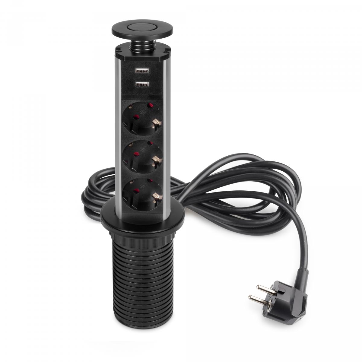Multiconector elevable Vertikal (Ø60mm)