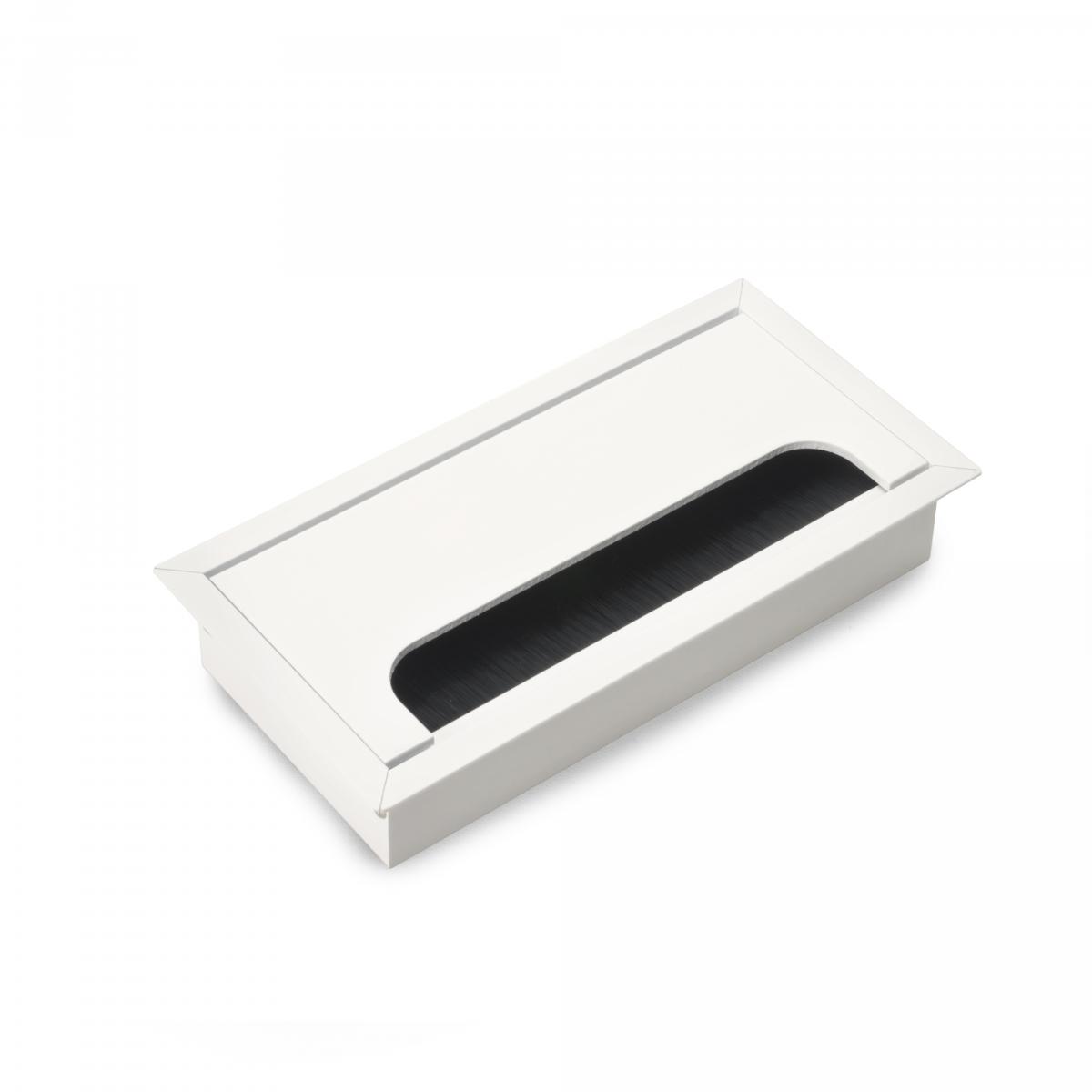 Pasacables Quadrum para mesa, rectangular (159x80mm, 269x80mm)