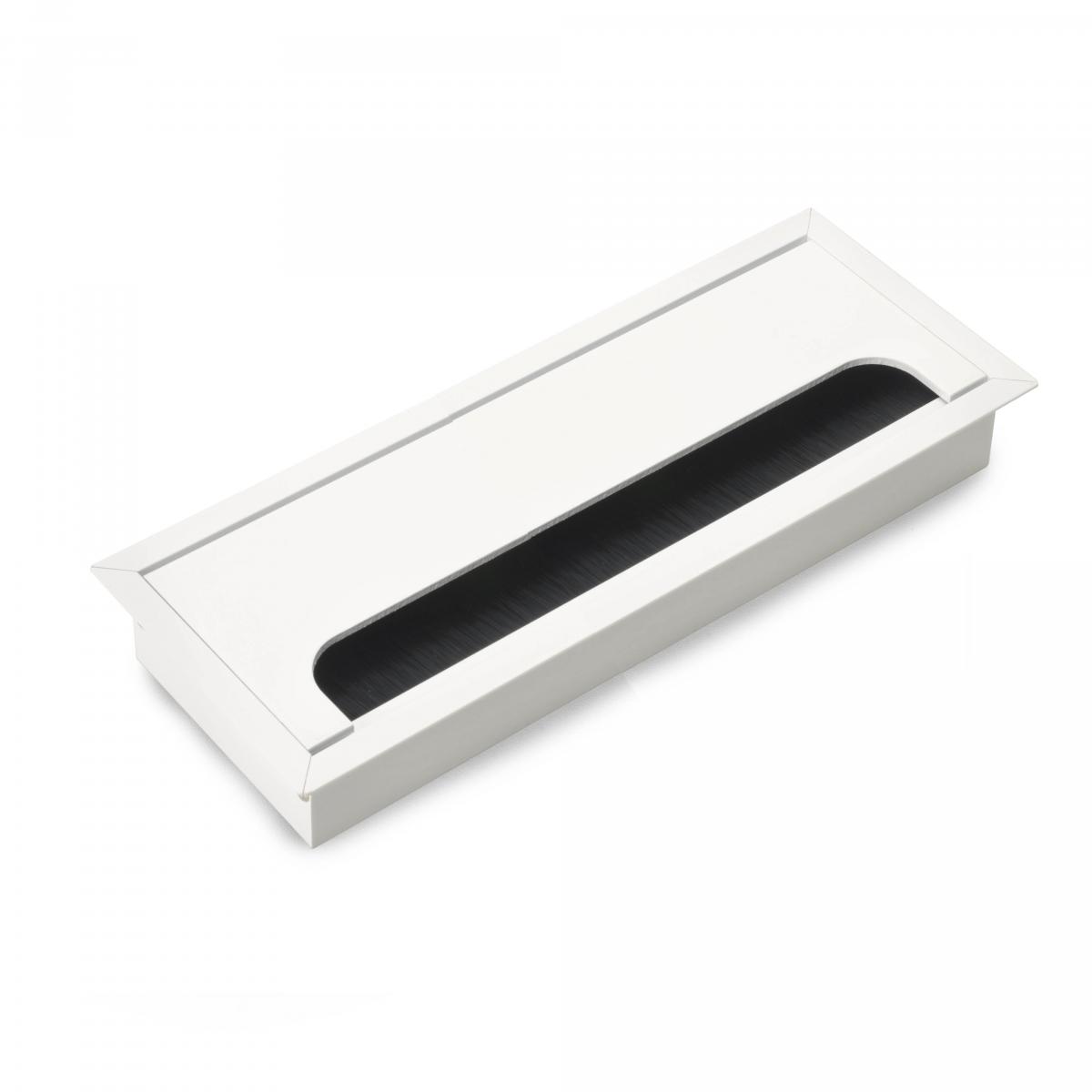 Pasacables Quadrum para mesa, rectangular (159x80mm, 269x80mm)