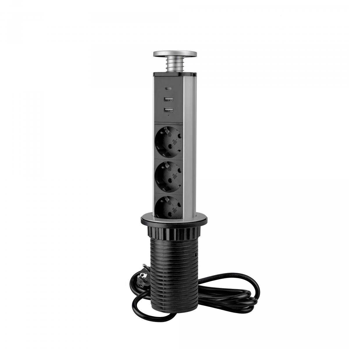 Multiconector elevable Vertikal (Ø60mm)