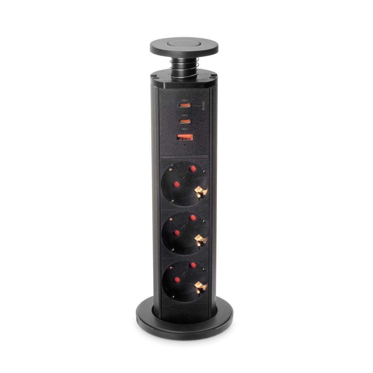 Multiconector elevable Vertikal (Ø60mm)