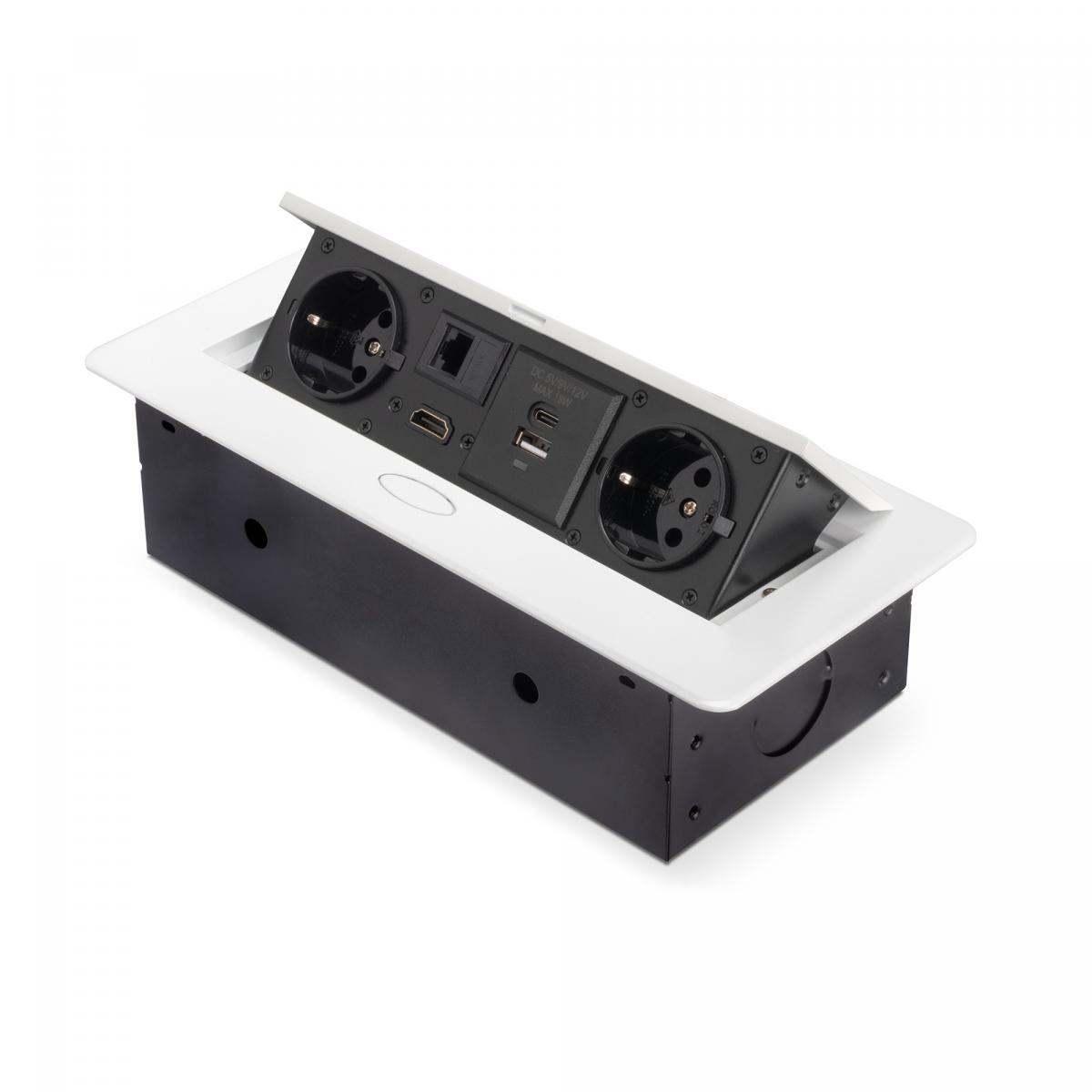 Multiconector Atom 26 para escritorio (225x111mm)