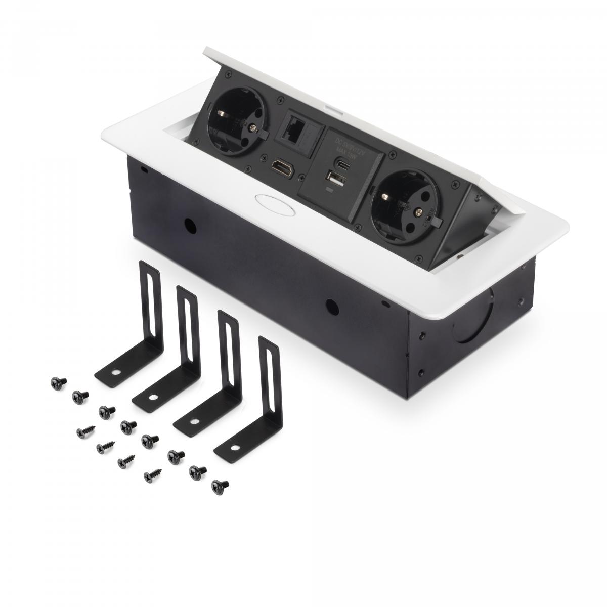 Multiconector Atom 26 para escritorio (225x111mm)