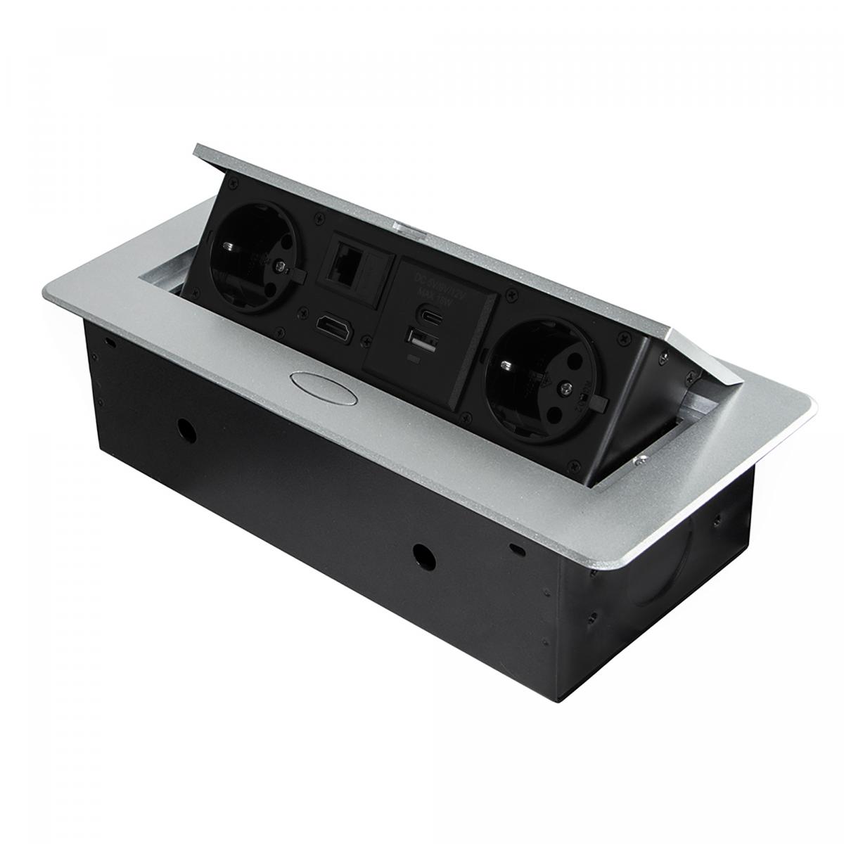 Multiconector Atom 26 para escritorio (225x111mm)