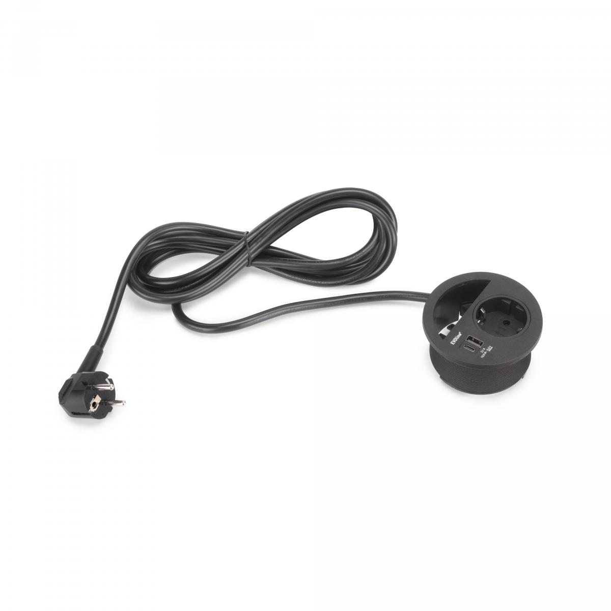 Conector y pasacabales Circle 80 (Ø80mm)