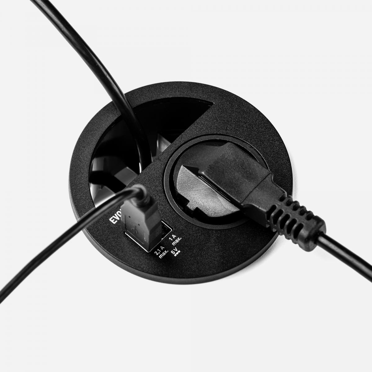 Conector y pasacabales Circle 80 (Ø80mm)