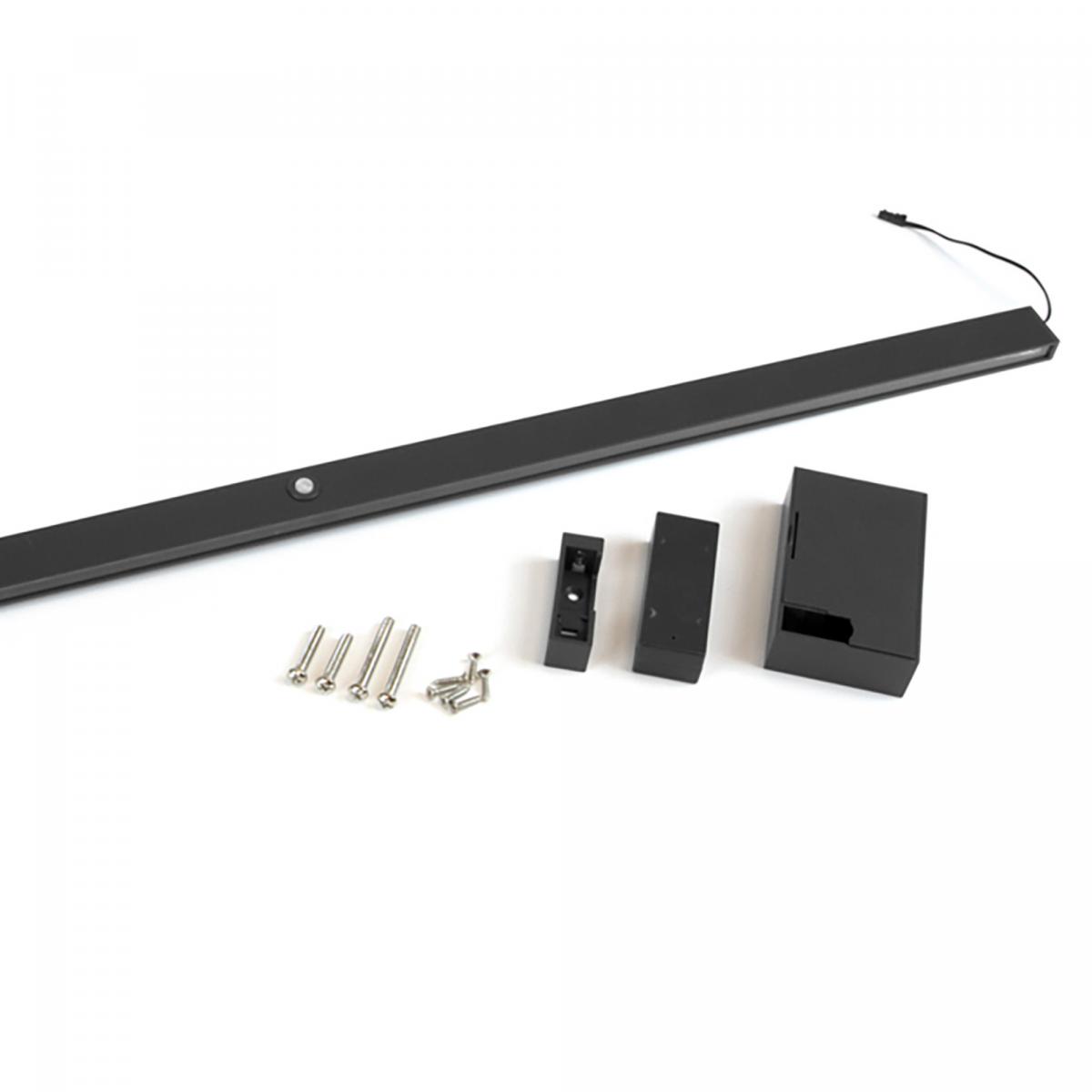 Barra para armario con luz LED Castor, batería extraíble y sensor de movimiento