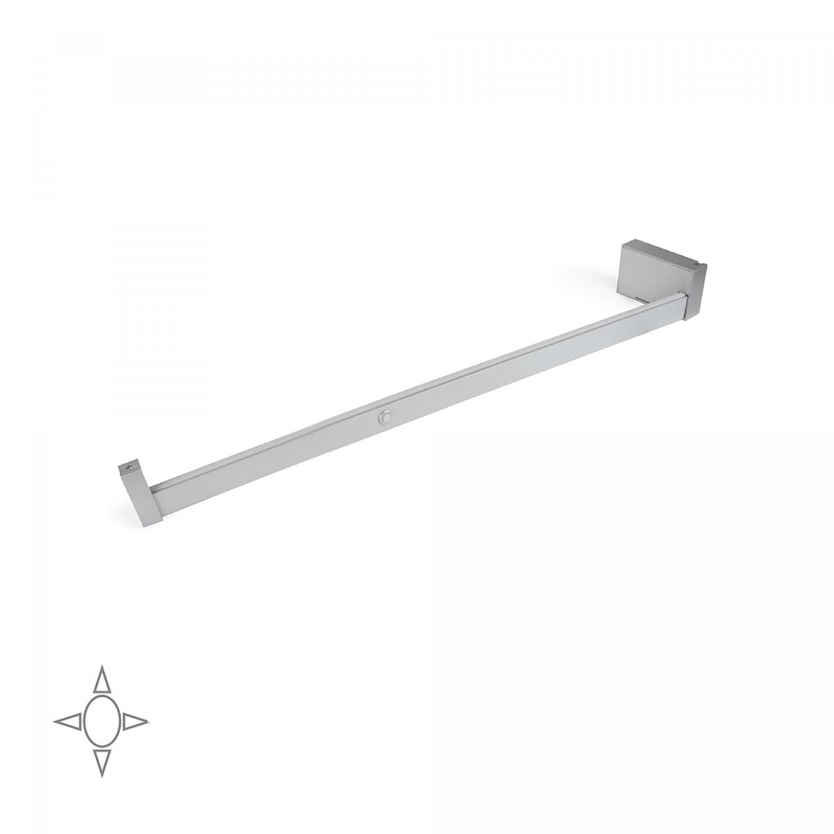 Barra para armario con luz LED Castor, batería extraible y sensor de movimiento