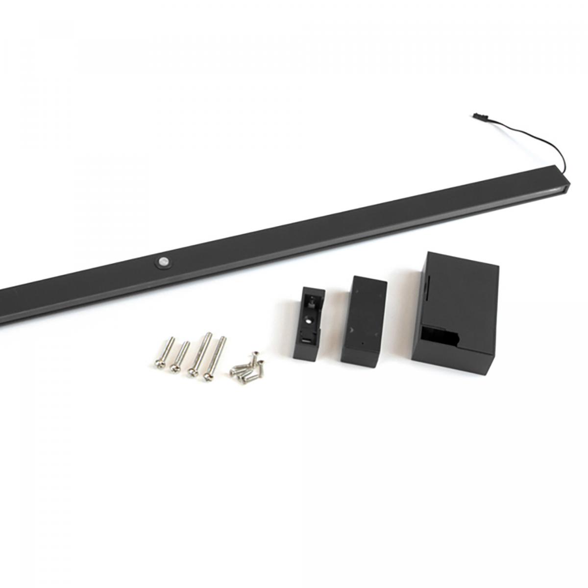 Barra para armario con luz LED Castor, batería extraíble y sensor de movimiento