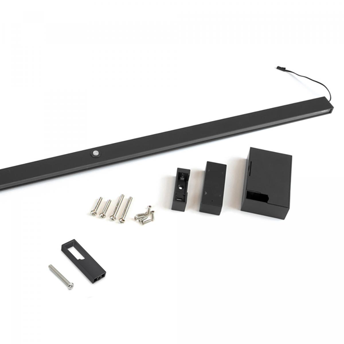 Barra para armario con luz LED Castor, batería extraíble y sensor de movimiento