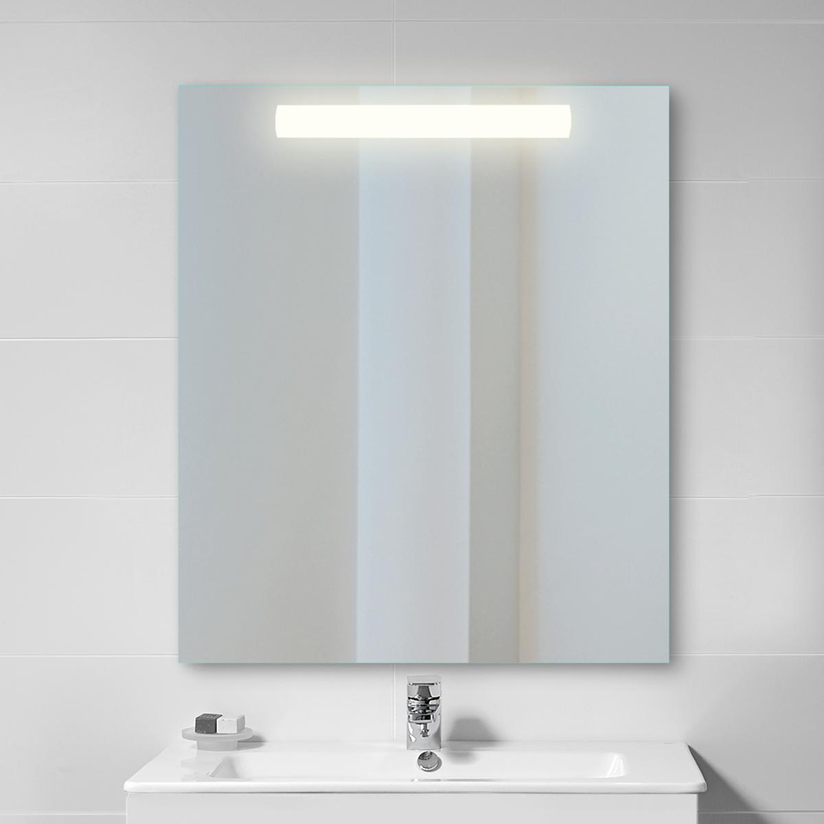 Espejo de baño Pegasus con iluminación LED frontal (AC 230V 50Hz)