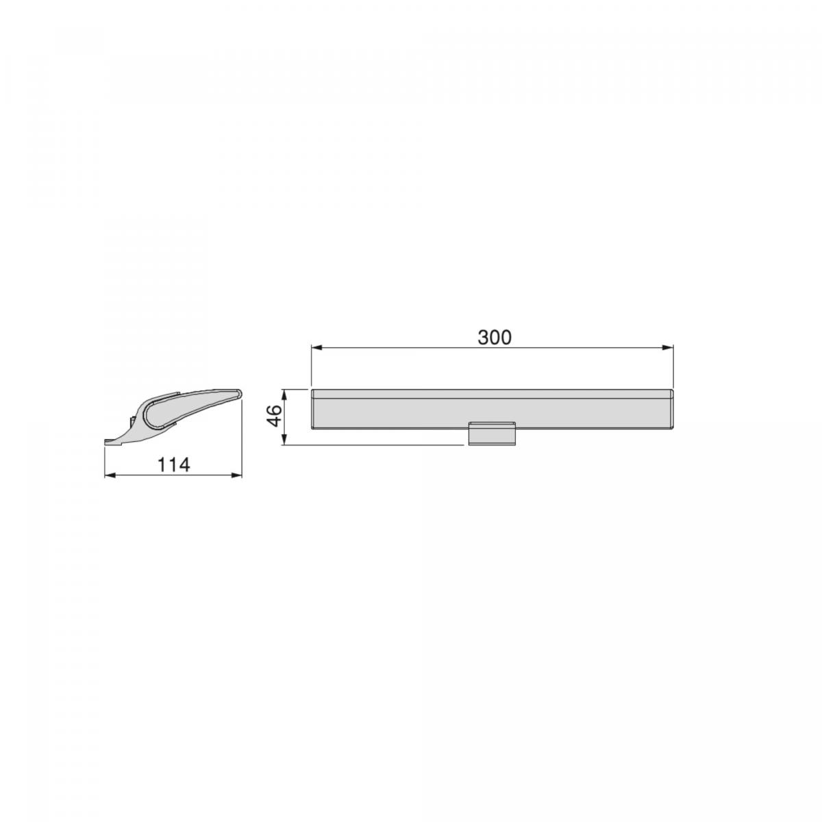 Foco LED para espejo de baño Aries (AC 230V 50Hz)