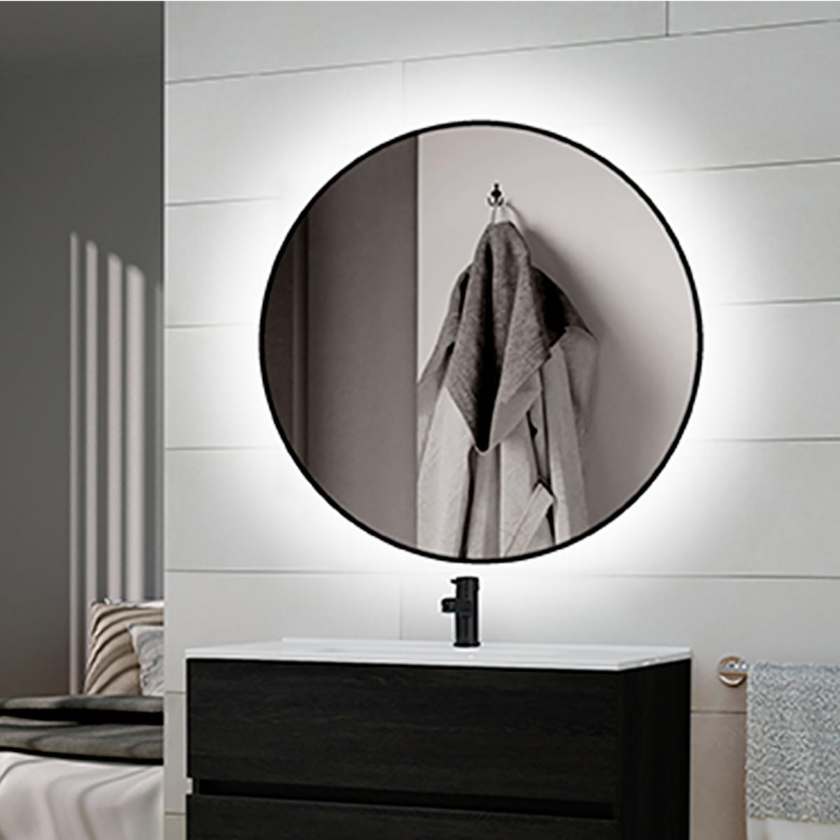 Espejo Zeus con iluminación LED decorativa (AC 230V 50Hz)