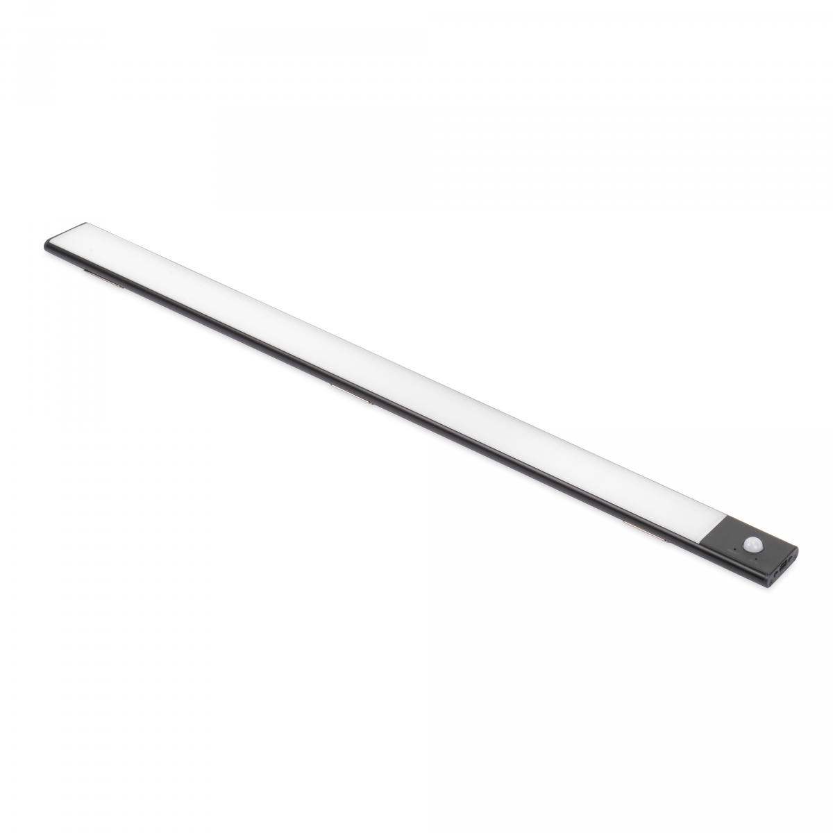 Aplique LED recargable por USB Kaus Black con sensor de movimiento
