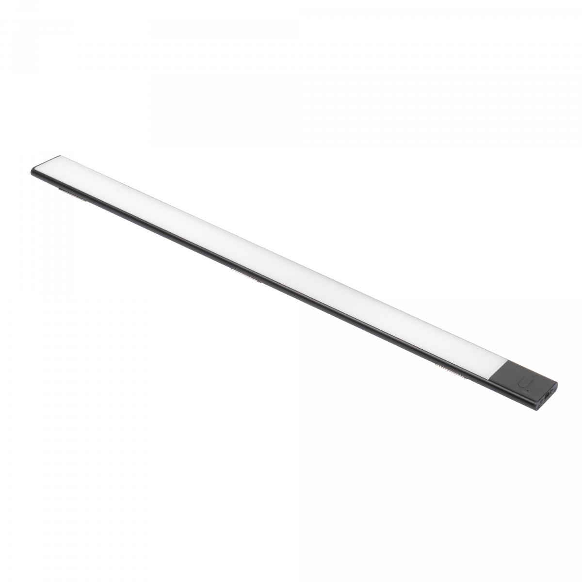 Aplique LED recargable por USB Kaus Black con sensor de proximidad