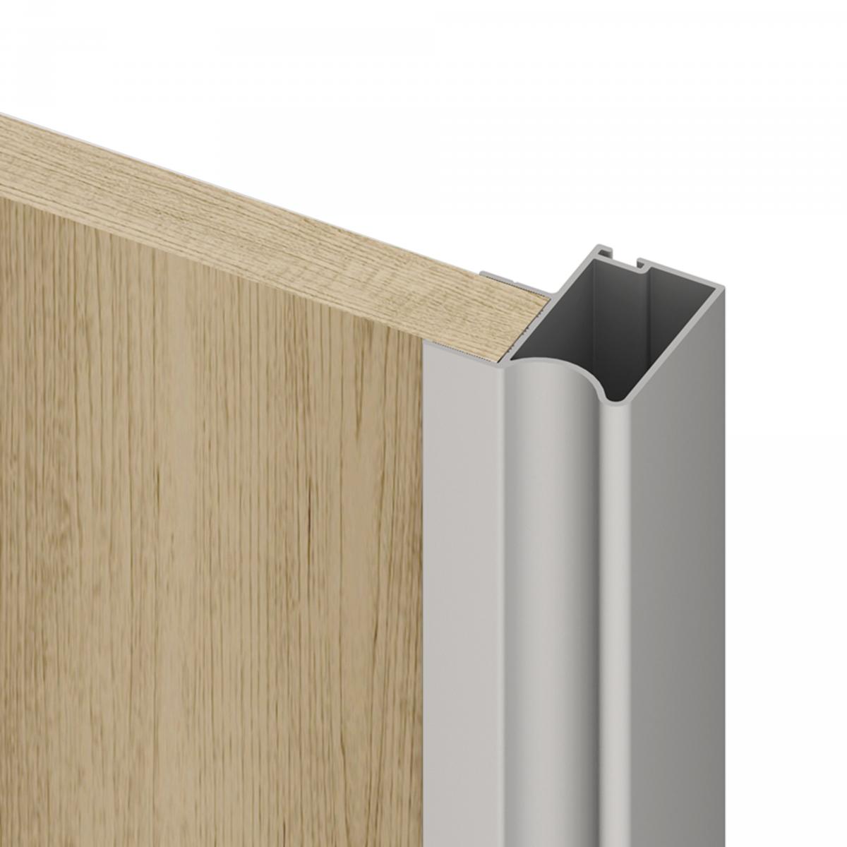 Sistema corredero para armario 2 puertas rodadura inferior Placard con perfiles Wave y cierre suave