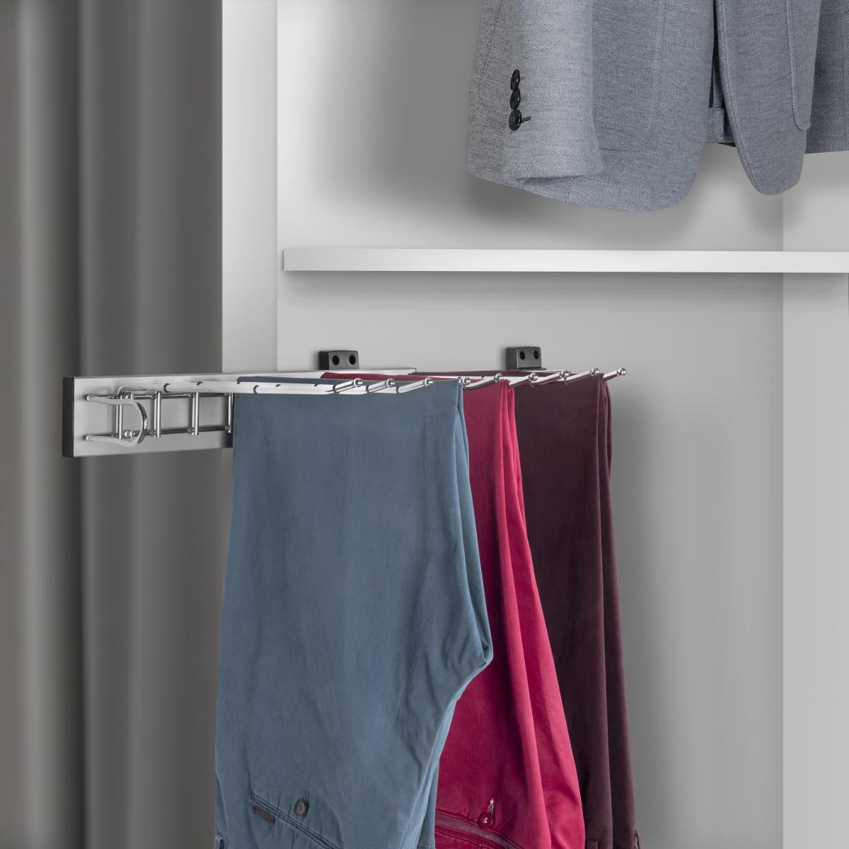 Pantalonero Self de montaje lateral para armario