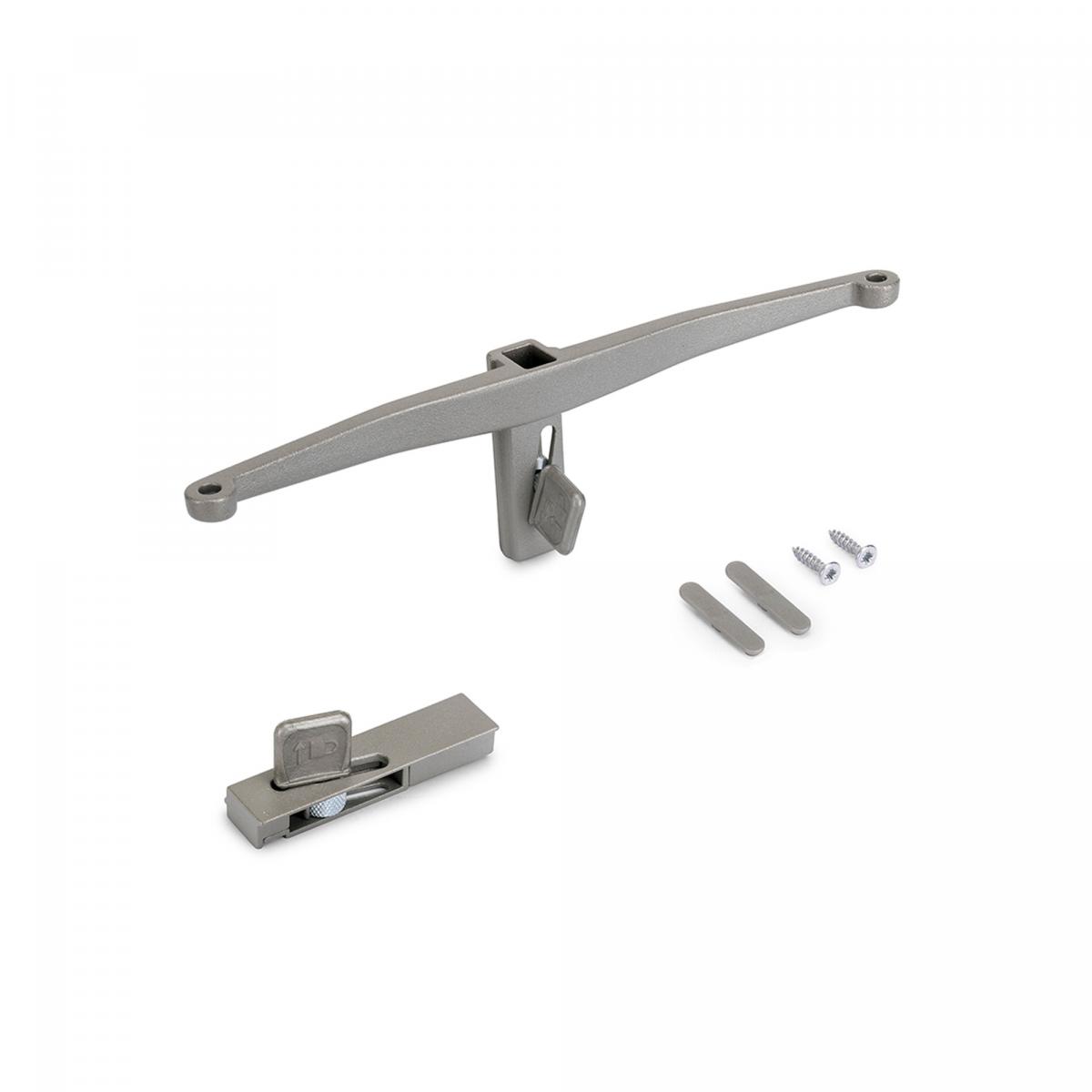 Juego de soportes Zero para un estante de madera