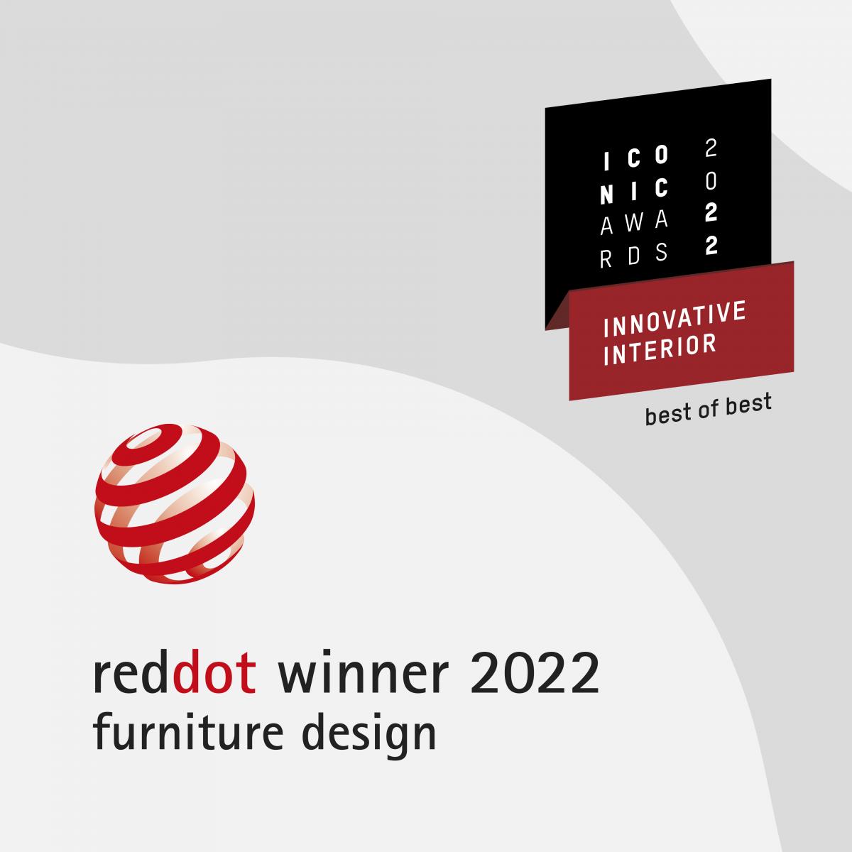 Juego de soportes Zero para un estante de cristal