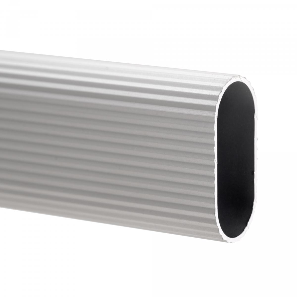 Kit de barra para armario 30x15 mm aluminio