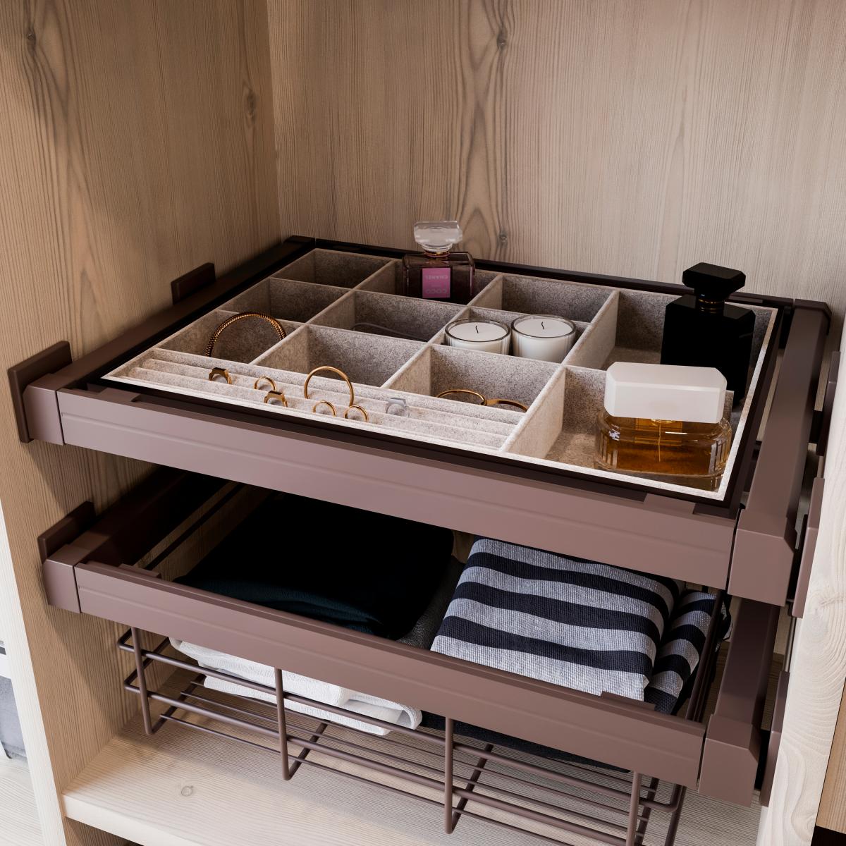 Kit cajón alambre Moka