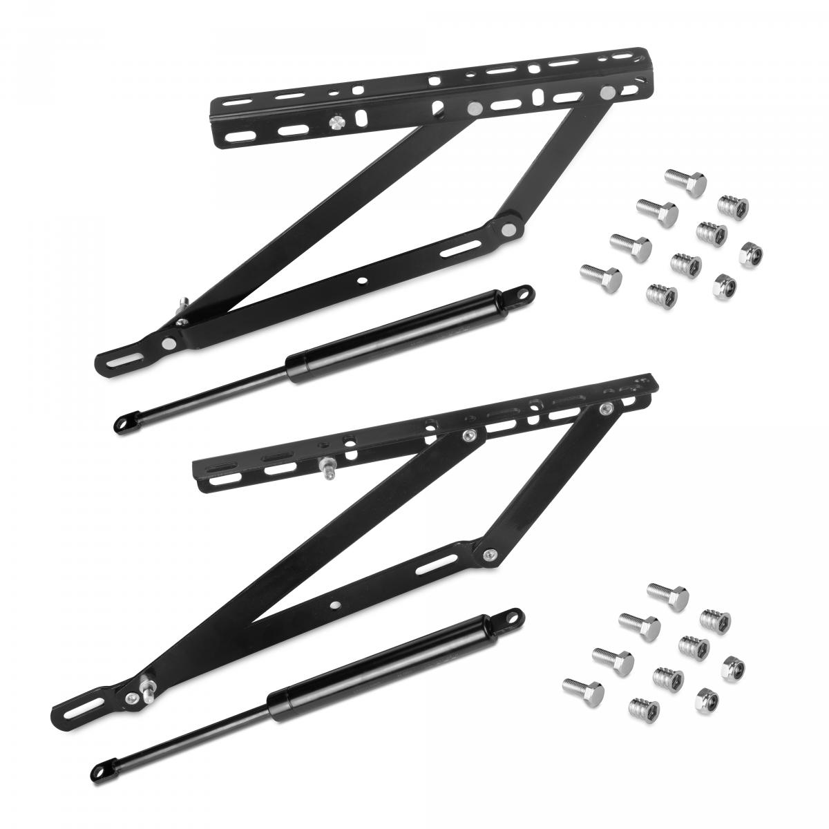 Juego de mecanismos elevables para cama canapé lateral