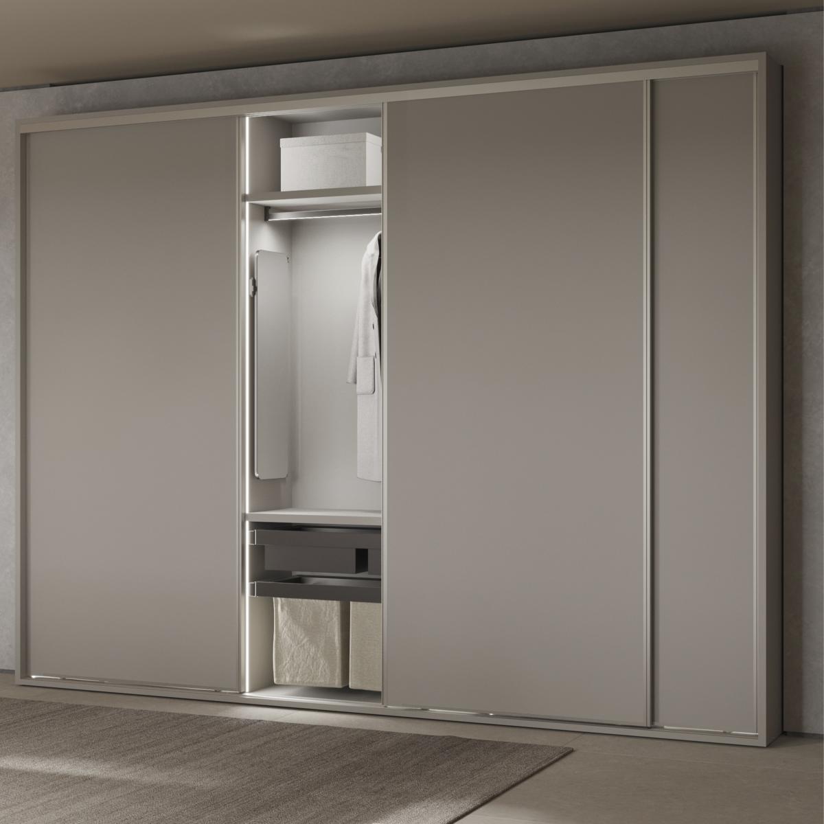 Espejo extraíble para interior de armario Quartz